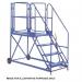 Climb-it Uk Work Platform - Easyslope - 1200 mm Platform - 5 Tread - Blue 434591