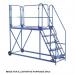 Climb-it Uk Work Platform - Easyslope - 1800 mm Platform - 3 Tread - Blue 434597