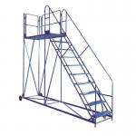 Climb-it Uk Work Platform - Easyslope - 1800 mm Platform - 10 Tread - Blue 434604