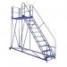 Climb-it Uk Work Platform - Easyslope - 1800 mm Platform - 10 Tread - Blue 434604