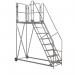 Climb-it Uk Work Platform - Easyslope - 1200 mm Platform - 8 Tread - Grey 434610