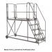Climb-it Uk Work Platform - Easyslope - 1800 mm Platform - 6 Tread - Grey 434616