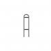 Door Guard Thin -galvanised - Concrete in 434661