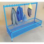 Single Mesh Cloakroom Trolley - Blue 434665
