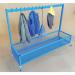 Single Mesh Cloakroom Trolley - Blue 434665