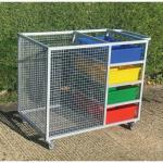 Sports Trolley with Trays 434671