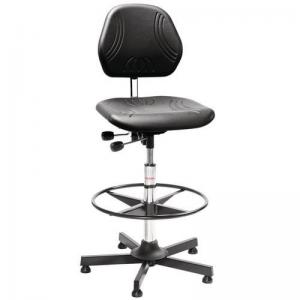 Comfort Chair - Steel Base  Glides  Footring Adj Seat Height 640 -