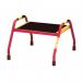 Sturdy Step-up 1 Stepsure Grip Tread Red Powder Coated Finish 434749