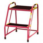Sturdy Step-up 2 Stepsure Grip Tread Red Powder Coated Finish 434756