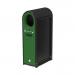 Ecoarc Recycling Bin Cwoval Aperture Finished in Dark Green 434776