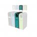 Ecoarc Recycling Bin Cwoval Aperture Finished in Aqua 434777
