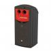 Envirobank 140 Cw Hole Aperture Finishedin Red (to Be Used with Internal Wheelie Bins) 434784