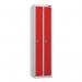Twin Locker 1800 X 450 X 450 Flatsilverred 434791