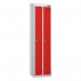 Twin Locker 1800 X 450 X 450 Stsilverred 434794