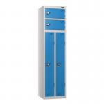 Two Person Locker 1800 X 450 X 450 Flat Silverblue 434799