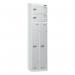 Two Person Locker 1800 X 450 X 450 St Silversilver 434801
