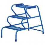 Stable Step-up Static Three Stepmesh Tread, Powder Coated Finish 434808