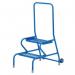 Stable Step-up Semi-mobile Two Stepmesh Tread, Rear Handrail, Powder Coated Finish 434820