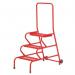 Stable Step-up Semi-mobile Three Stepmesh Tread, Rear Handrail, Powder Coated Finish 434826
