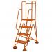 Multi-glide Premium 4 Stepexpanded Steel Mesh Tread in Orange 434895