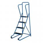 Tilt and Push 4 Stepsure Grip Tread, Powder Coated Finish Blue 434939