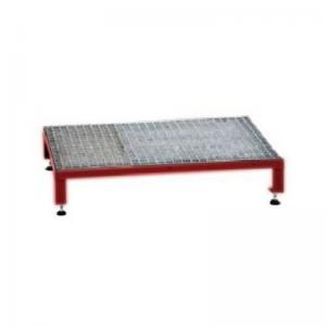 Galvanised Mesh Grid Work Platform 910 X 610, Height Adjustable Feet