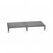 Galvanised Mesh Grid Work Platform 1210 X 610, Height Adjustable Feet 140 - 210 mm High - Grey 434963