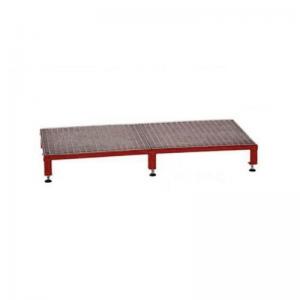Galvanised Mesh Grid Work Platform 1210 X 610, Height Adjustable Feet