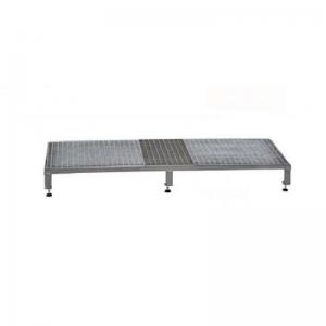 Galvanised Mesh Grid Work Platform 1510 X 610, Height Adjustable Feet
