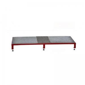 Galvanised Mesh Grid Work Platform 1510 X 610, Height Adjustable Feet