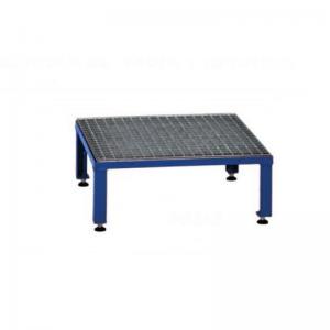 Galvanised Mesh Grid Work Platform 610 X 610, Height Adjustable Feet