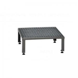 Galvanised Mesh Grid Work Platform 610 X 610, Height Adjustable Feet