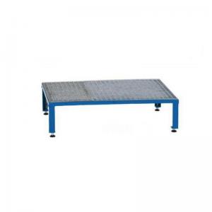 Galvanised Mesh Grid Work Platform 910 X 610, Height Adjustable Feet