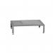 Galvanised Mesh Grid Work Platform 910 X 610, Height Adjustable Feet 230 to 300 mm High - Grey 434972