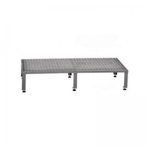 Galvanised Mesh Grid Work Platform 1210 X 610, Height Adjustable Feet