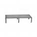 Galvanised Mesh Grid Work Platform 1210 X 610, Height Adjustable Feet 230 to 300 mm High - Grey 434975