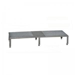 Galvanised Mesh Grid Work Platform 1510 X 610, Height Adjustable Feet