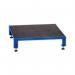 Work Platform 610 X 610, Phenolic, Blue, Height Adj 140 - 210 mm 434980