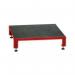 Work Platform 610 X 610, Phenolic, Red, Height Adj 140 - 210 mm 434982