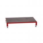 Work Platform 910 X 610, Phenolic, Red, Height Adj 140 - 210 mm 434985