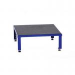Work Platform 610 X 610, Phenolic, Blue, Height Adj 230 - 300 mm 434992