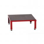 Work Platform 610 X 610, Phenolic, Red, Height Adj 230 - 300 mm 434994