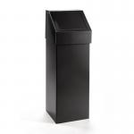 60 Litre Steel Fireretardant Pushbin Black 435061