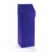 60 Litre Steel Fireretardant Pushbin Blue 435063