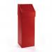 60 Litre Steel Fireretardant Pushbin Red 435065