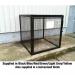 Defender Cage with Mesh Base & Onefull Shelf - H 1200 X W 1200 X D 1200 mm - Galvanised Steel 435092