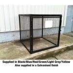 Defender Cage with One Full Shelf -h 1200 X W 1200 X D 1200 mm - Powder Coated Green 435136