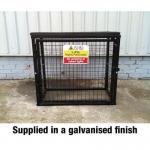 Gas Cylinder Cage with Mesh Base -h 900 X W 1000 X D 500 mm - Galvanised Steel 435174