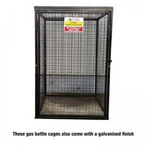 Gas Cylinder Cage With Mesh Base - H1800 X W1200 X D1200mm -