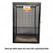 Gas Cylinder Cage with Mesh Base -h 1800 X W 1200 X D 1200 mm - Galvanised Steel 435181